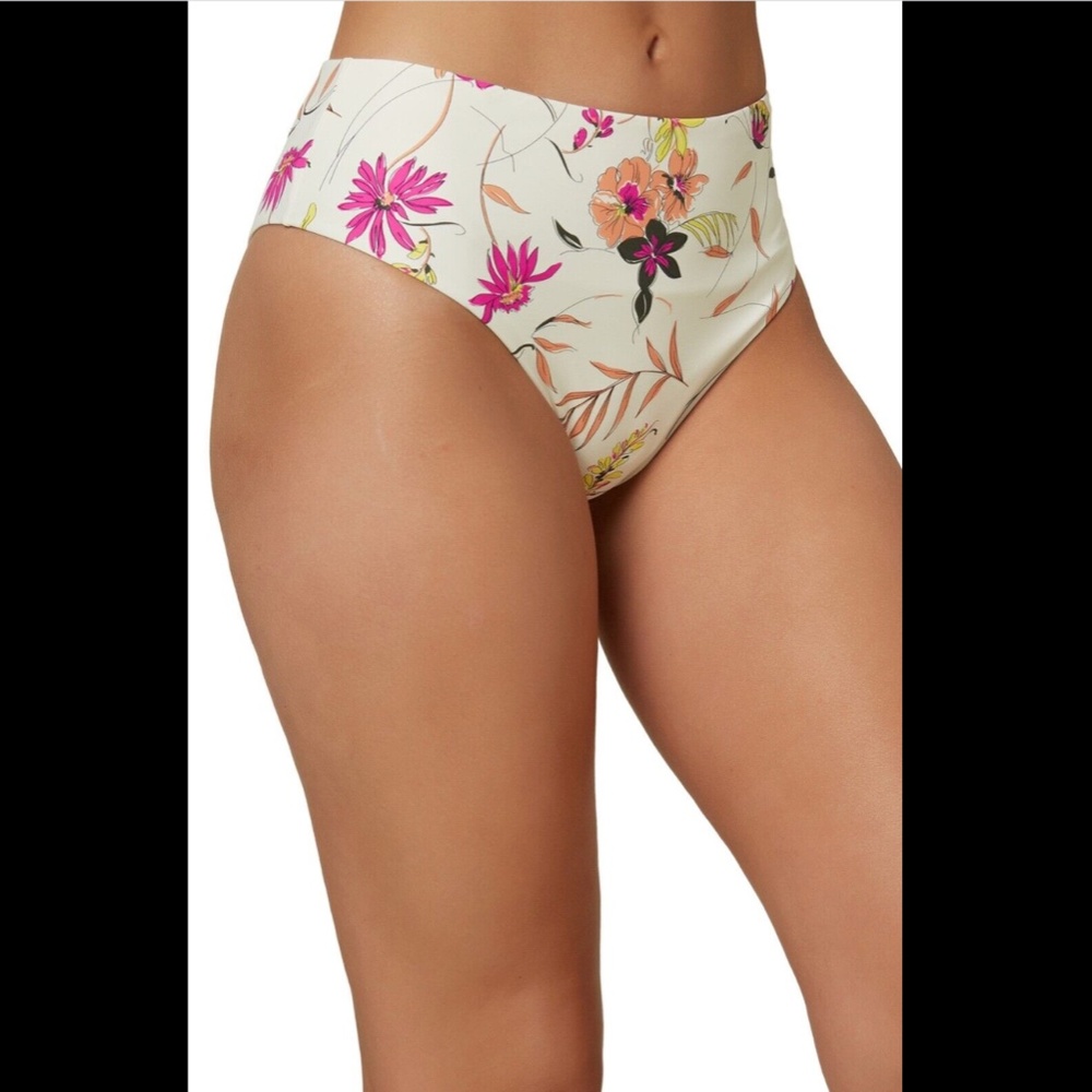 NWT O'Neill [ Large ] Rio Floral High Waist‎ Swim Bottoms - Picture 11 of 12